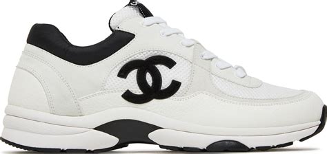 chanel black trainers price|Chanel sneaker black and white.